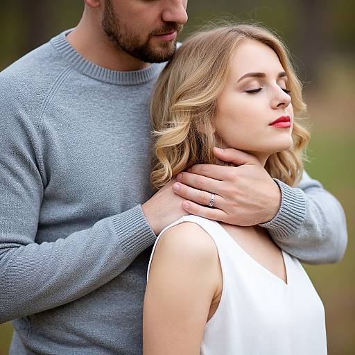 Romantic Outdoor Couple Portrait