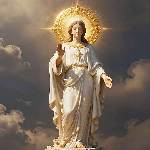 Radiant Divine Realism Masterpiece of Holiness