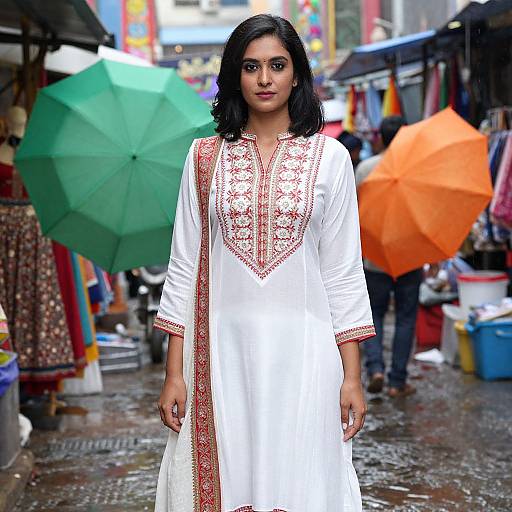 Portrait of Indian Fashion Designer