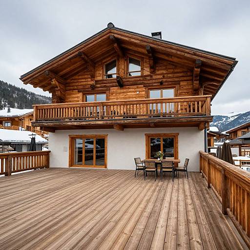 Urban Nature Ski Chalet Interior