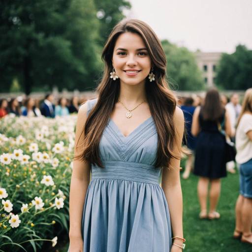 Casual Graduation Dress for a Young Woman
