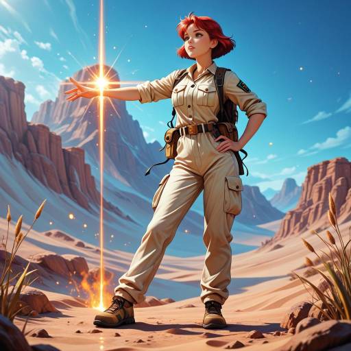 Brave Explorer Against a Vast Horizon Brave Explorer Against a Vast Horizon