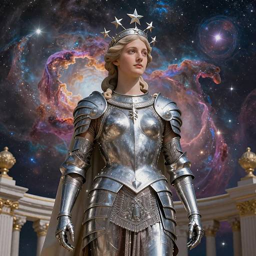 Astrea Goddess in Cosmic Court