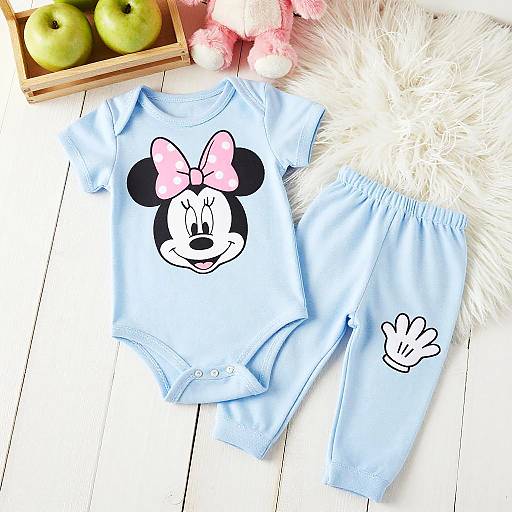 Cute Baby Outfit with Minnie Mouse