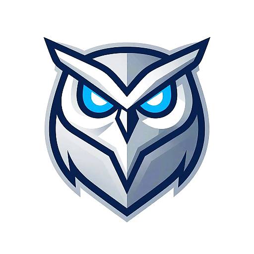 Futuristic Vector Owl Logo Design