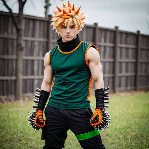 Katsuki Bakugo Cosplay Full Body Shot