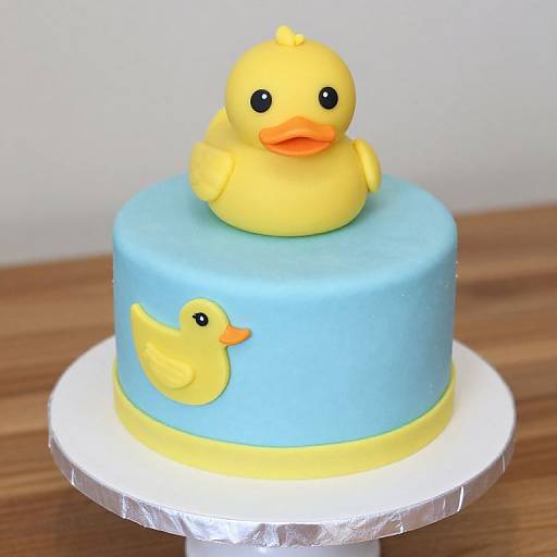 Rubber Duck Baby Shower Cake