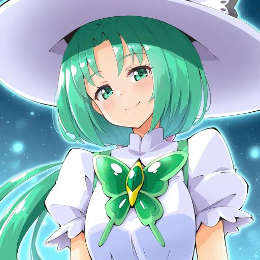 Illustration of Akimoto komachi, precure in the style of Arnest