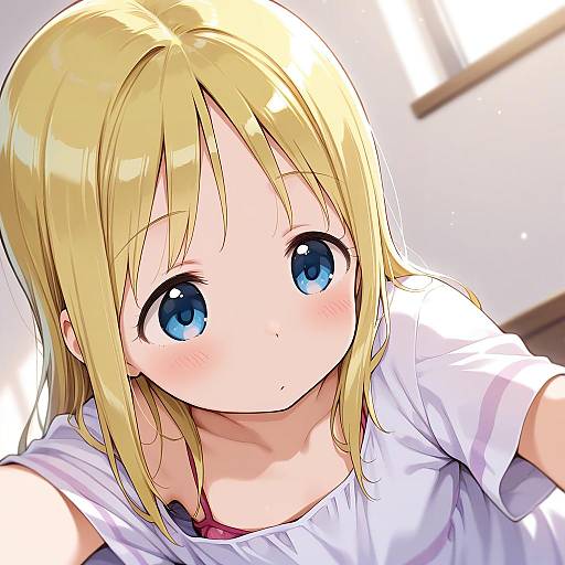 Illustration of Ana coppola, ichigo mashimaro in the style of Nikki kyousuke