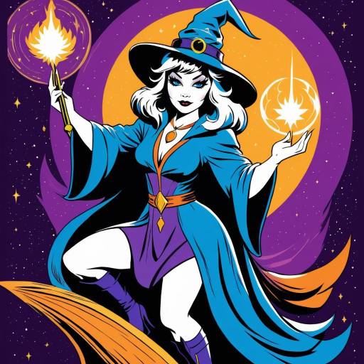 Mystical Cat Sorceress Comic Cover