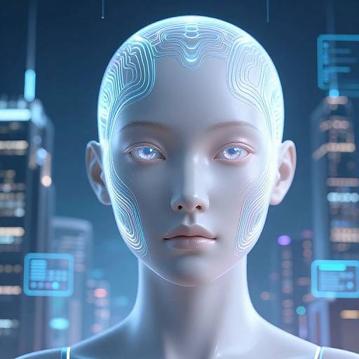 Futuristic AI Virtual Avatar Creation