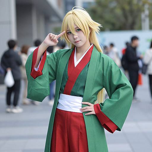 Urahara Girl Cosplay Pose