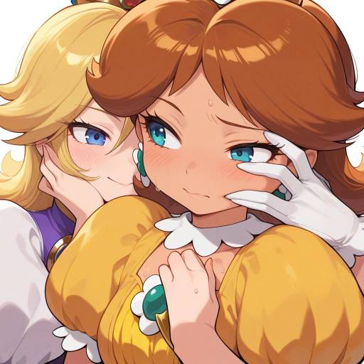 Blonde Girls with Claws: Princess Daisy Theme