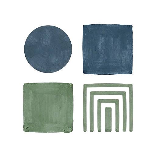 Nordic Mid-Century Minimalist Graphic Fusion