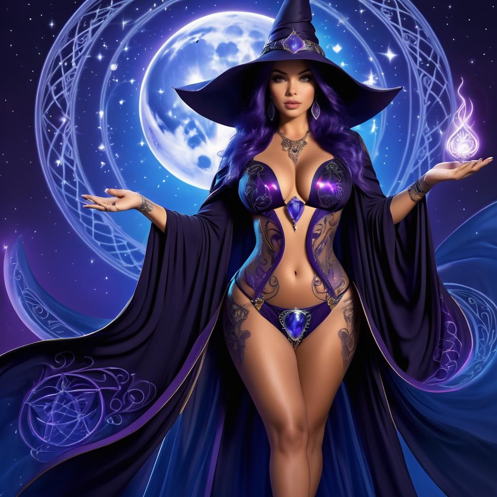 Enchanting Witch with Mystical Allure