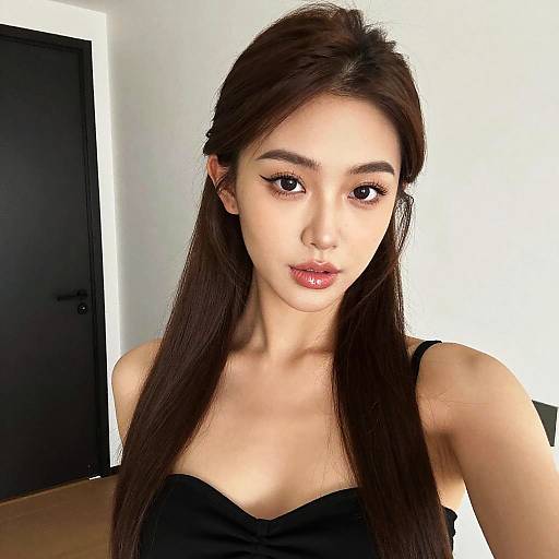 Casual Portrait of Asian Woman