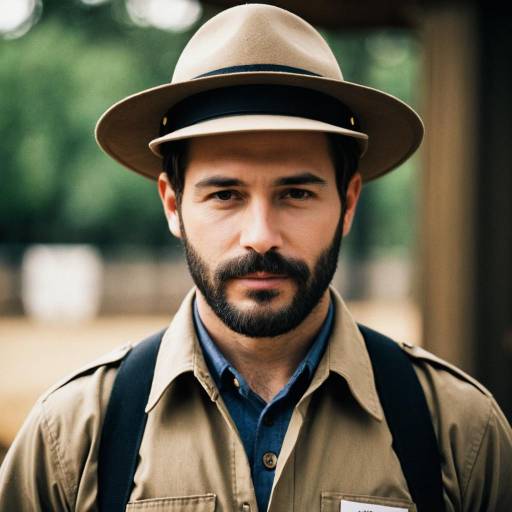Male Zookeeper in Costume with Hat