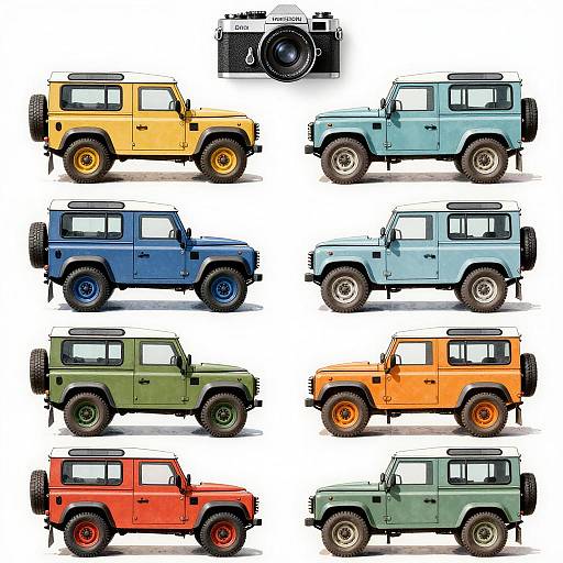 Vintage Style Land Rover Defender Collection