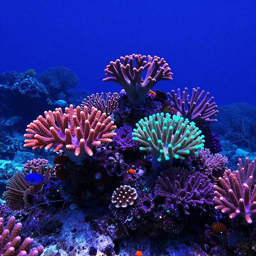 Glowing Coral Reef Dreamscape