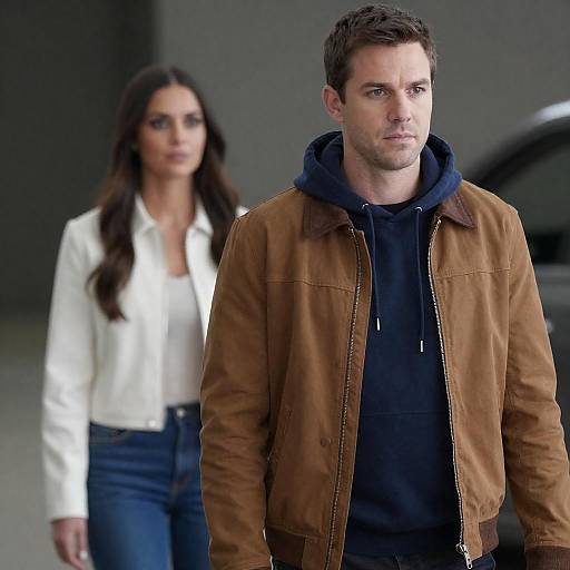 Captured Moments: Man and Woman Portrait