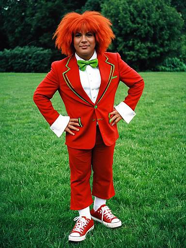 Oompa Loompa Costume Outdoors Male