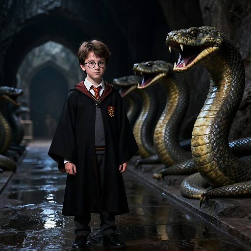 Young Wizard in a Dark Tunnel