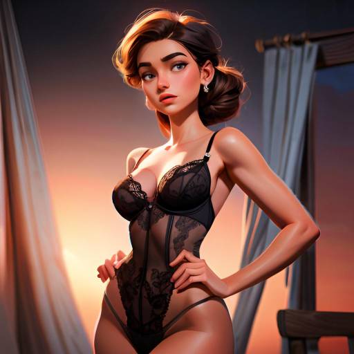 Elegant Vintage Lingerie Photo Shoot