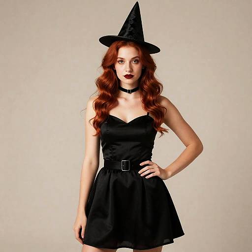 Halloween Costume Red-Haired Girl