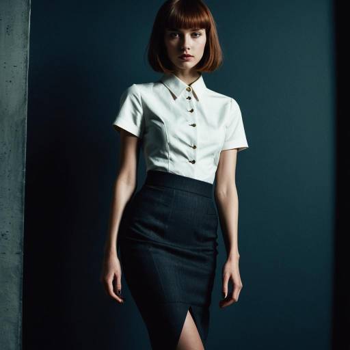 High-Fashion Portrait with Subtle Skindentation