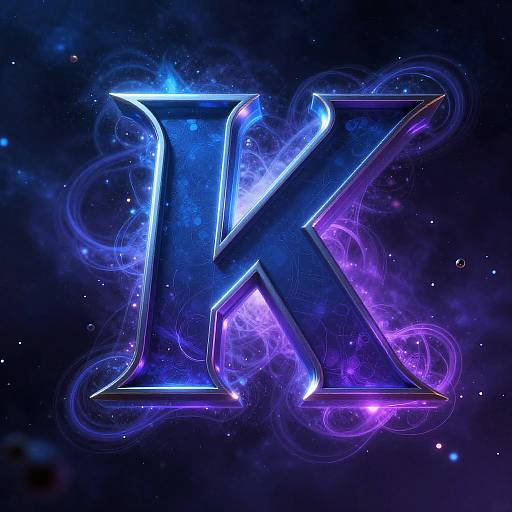 Bold Cosmic Letter C Design