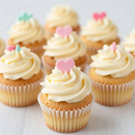 Serene Symphony of Sweet Cupcakes