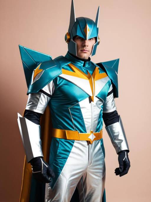 Man in Silverbolt G1 Cosplay Costume