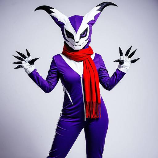 Vibrant Impmon Cosplay Costume Design