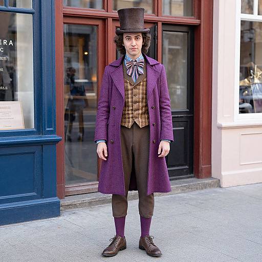 Man in Veruca Salt Costume