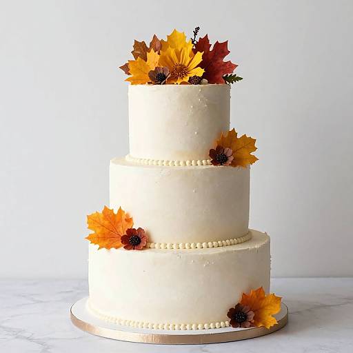 Stunning Fall Wedding Cake Ideas