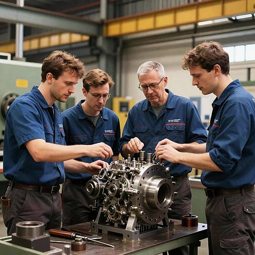 Engineers Collaborating on Prototype Design