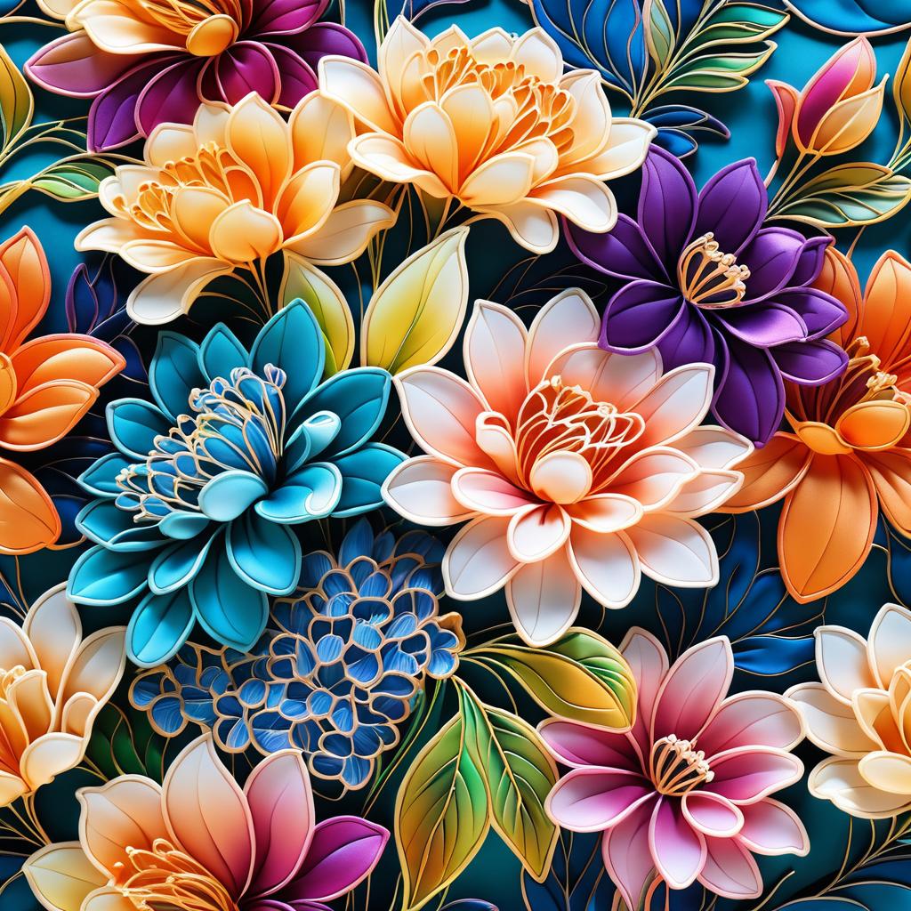 Vibrant Silk Flower Bouquet Design