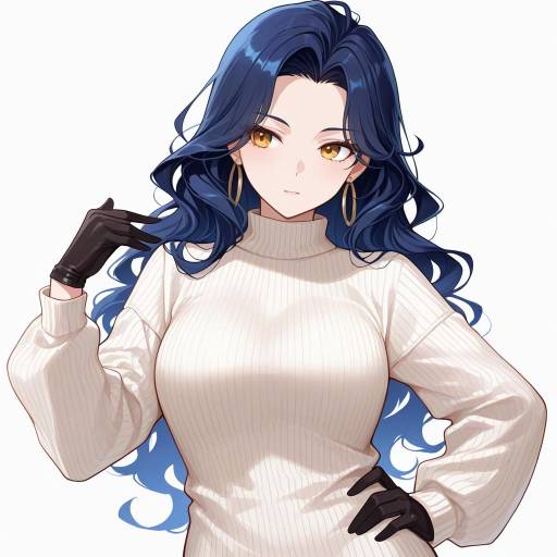Chic Solo Portrait of a Stylish Girl Chic Solo Portrait of a Stylish Girl