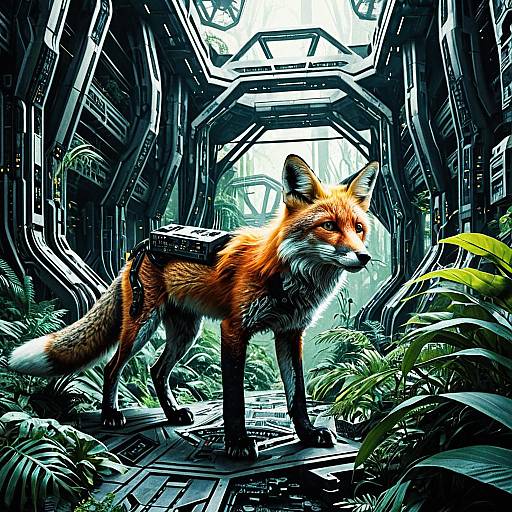 Cybernetic Fox in a Digital Jungle