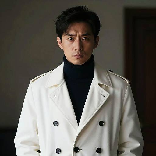 Cinematic Portrait of a Reflective Man