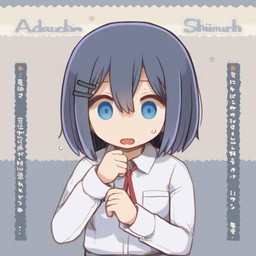 Illustration of Adachi sakura, adachi to shimamura in the style of Shigatake