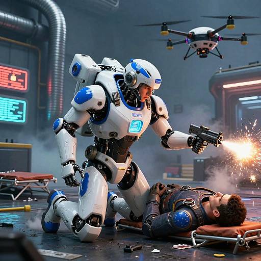 Roblit Android Field Medic in Action