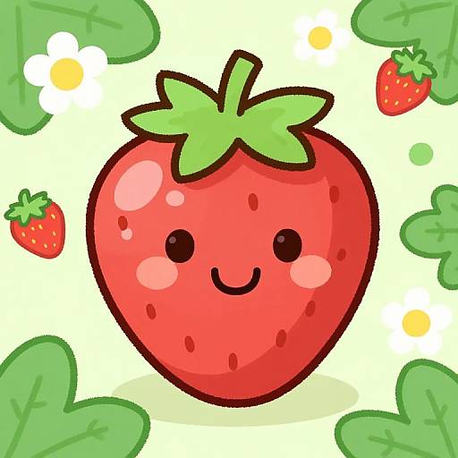 Byzantine Icon Strawberry Art