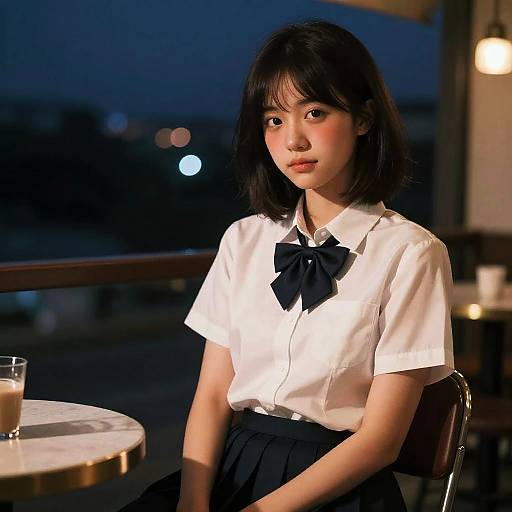 Cinematic Portrait of a Cute Girl