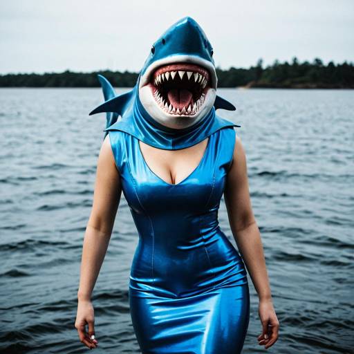 Sleek Jaws Shark Cosplay Costume Design
