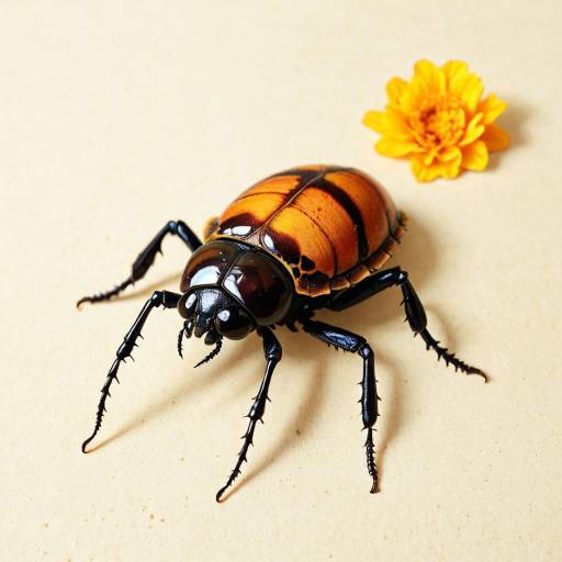 Vibrant Beetle in Watercolor Style Vibrant Beetle in Watercolor Style