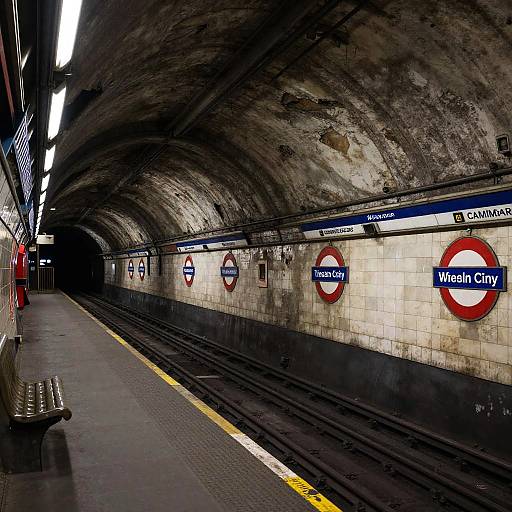 Cyberpunk Calatrava-Inspired Subway