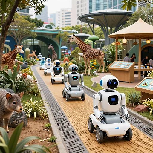 Bio-Engineered Animal-Assist Robots Scene