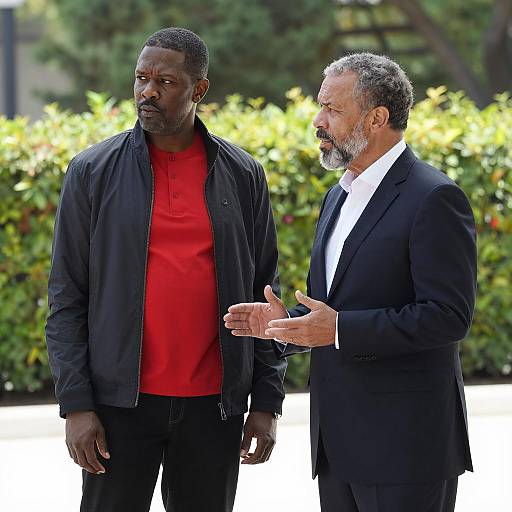 Two Men in Outdoor Portrait Session