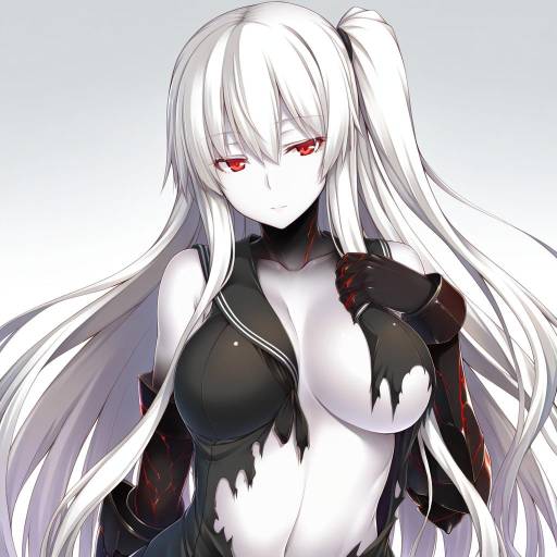 Illustration of Aircraft carrier princess, kantai collection in the style of Spirytus tarou